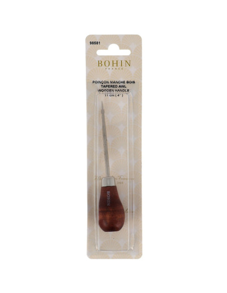 Poinçon manche forme poire en bois Bohin