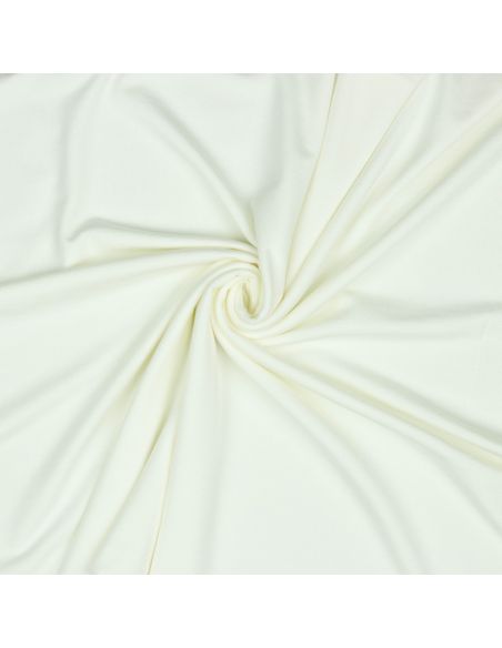 Tissu jersey tencel modal - Blanc cassé
