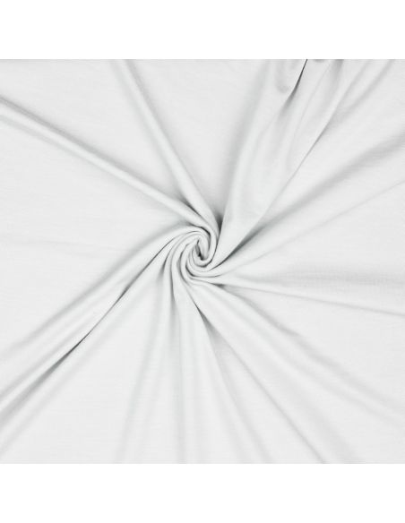 Tissu jersey tencel modal - Blanc