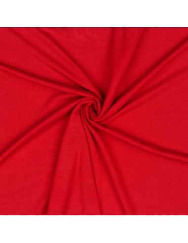 Tissu jersey tencel modal - Rouge