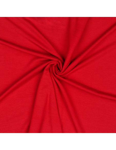 Tissu jersey tencel modal - Rouge