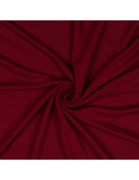 Tissu jersey tencel modal - Rouge foncé
