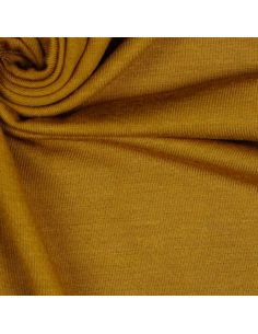 Tissu jersey tencel modal - Moutarde 2
