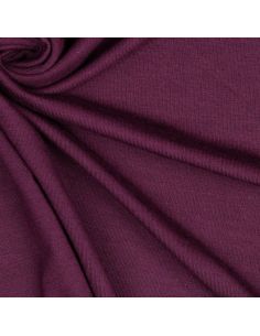 Tissu jersey tencel modal - Aubergine 2