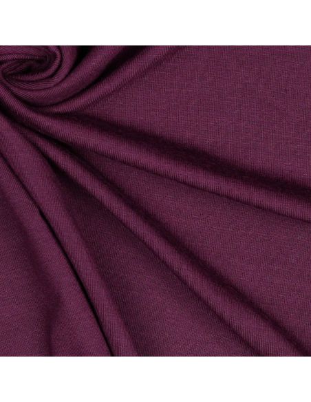 Tissu jersey tencel modal - Aubergine