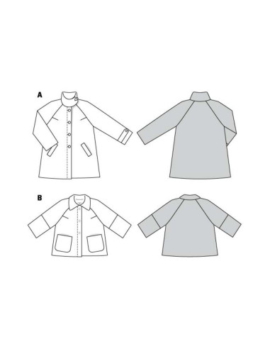 Patron de veste - Burda 6372