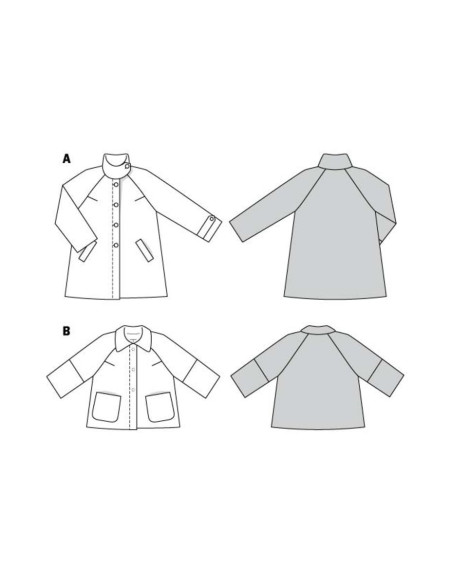 Patron de veste - Burda 6372