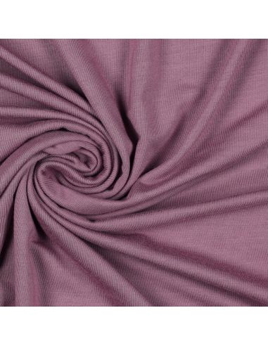 Tissu jersey tencel modal - Bois de rose