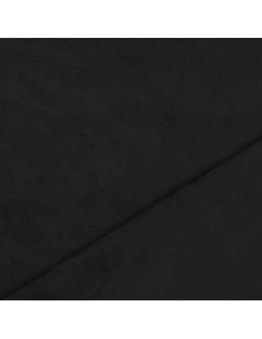 Tissu suédine stetch - Noir