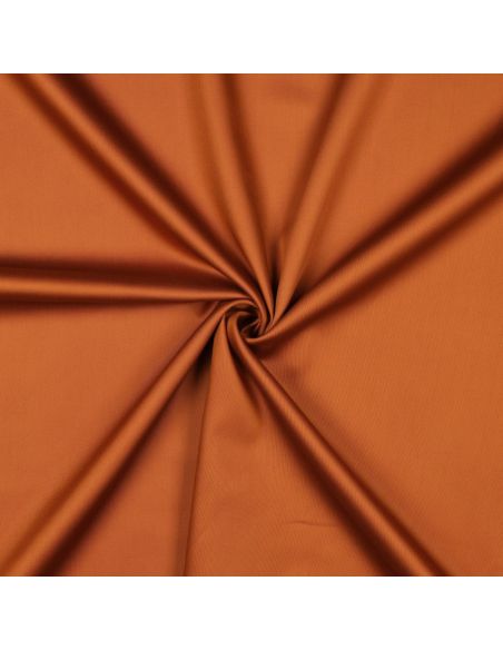 Tissu satin de coton - Brique
