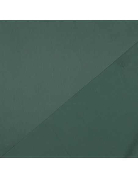 Tissu satin de coton - Vert foncé