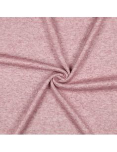 Tissu maille tricot mélangé - Mauve