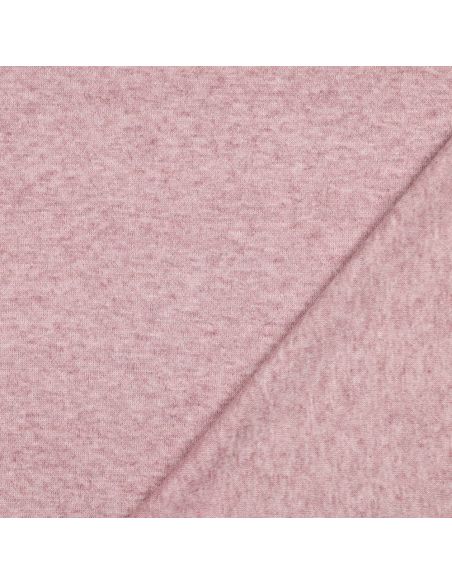 Tissu maille tricot mélangé - Mauve
