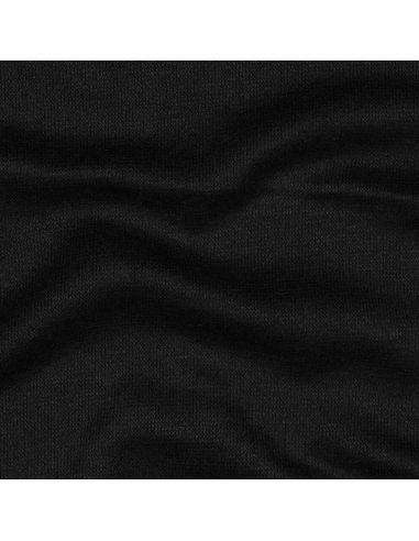Tissu maille tricot mélangé - Noir