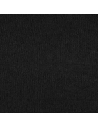 Tissu maille tricot mélangé - Noir