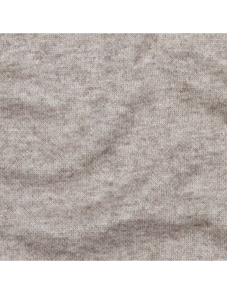 Tissu maille tricot mélangé - Taupe