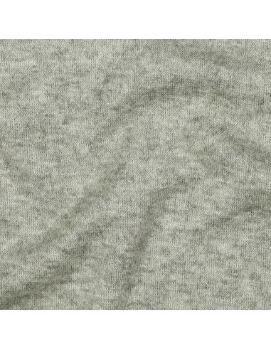 Tissu maille tricot mélangé - Vert amande