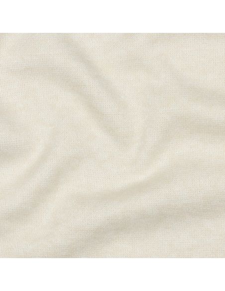 Tissu maille tricot mélangé - Écru