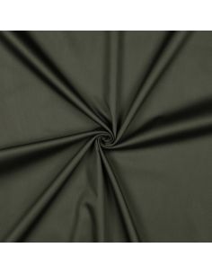 Tissu satin de coton - Vert armée
