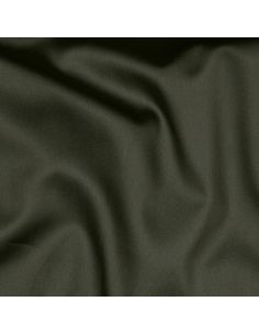 Tissu satin de coton - Vert armée 2