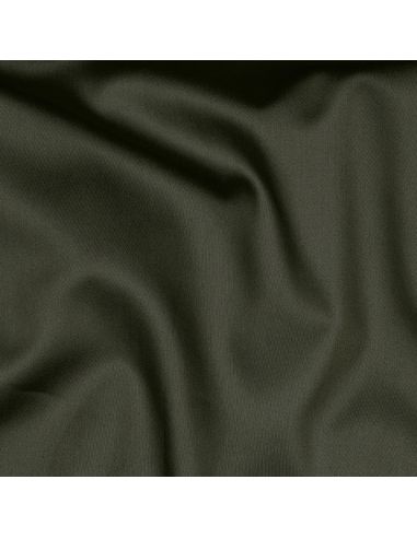 Tissu satin de coton - Vert armée