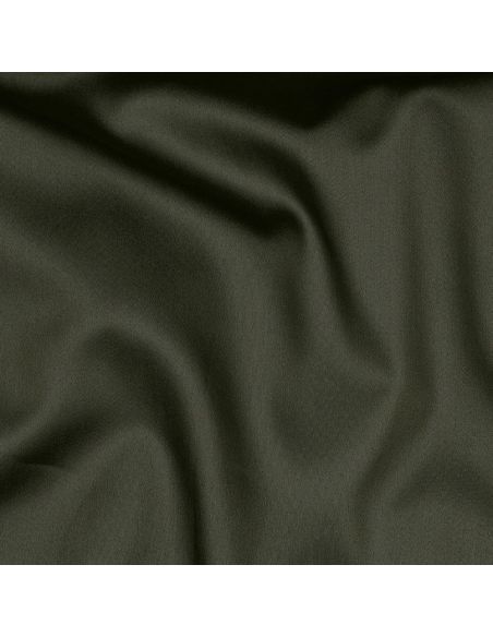 Tissu satin de coton - Vert armée