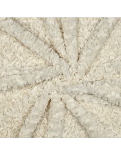 Tissu fausse fourrure - Écru