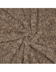 Tissu fausse fourrure - Beige