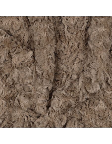 Tissu fausse fourrure - Marron