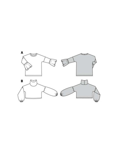 Patron de pull - Burda 9335
