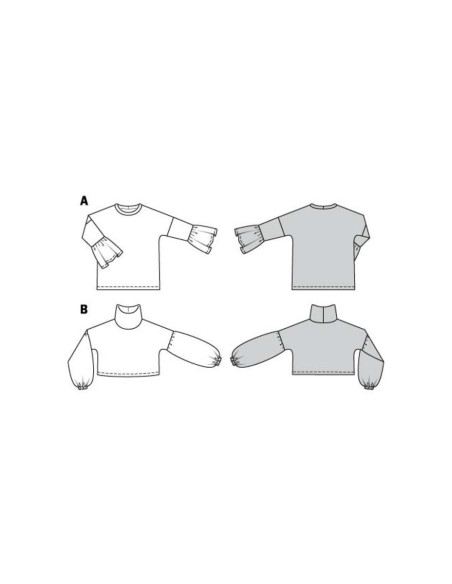 Patron de pull - Burda 9335
