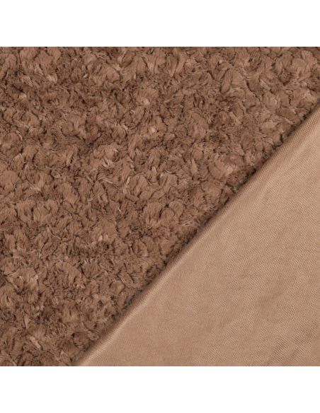 Tissu fausse fourrure - Mocha