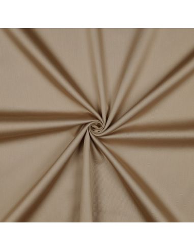 Tissu satin de coton - Canelle