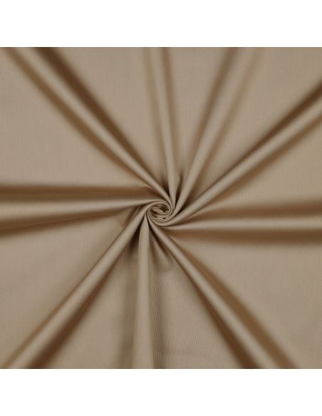 Tissu satin de coton - Canelle