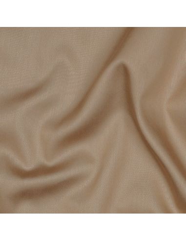 Tissu satin de coton - Canelle