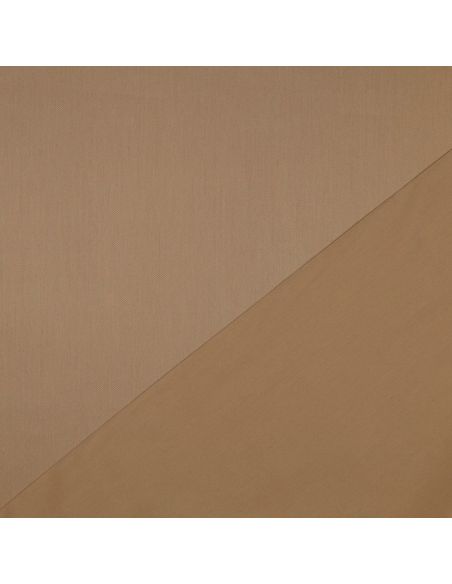 Tissu satin de coton - Canelle