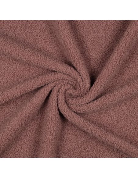 Tissu polaire Teddy double face - Blush