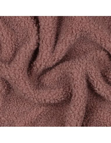 Tissu polaire Teddy double face - Blush