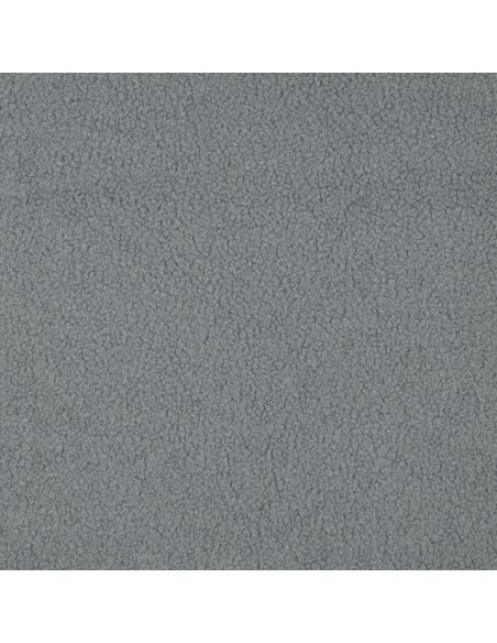 Tissu polaire Teddy double face - Gris bleu