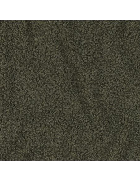 Tissu polaire Teddy double face - Kaki