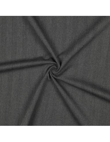 Tissu chevrons stretch large - Gris