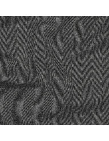 Tissu chevrons stretch large - Gris
