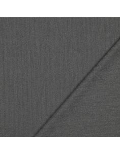Tissu chevrons stretch fin - Gris