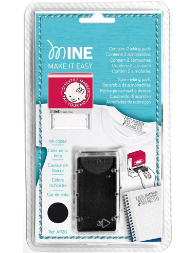 Recharges cartouches d´encre pour tampon marqueur Mine