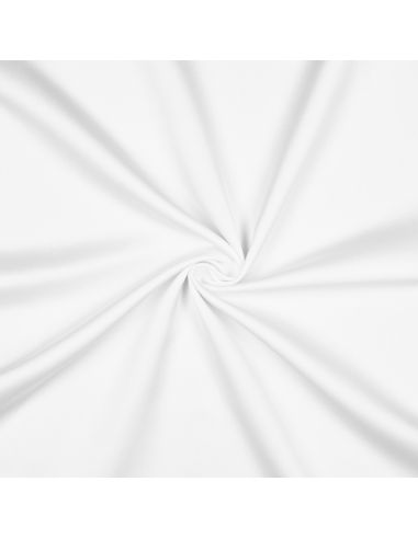 Tissu micro satin touché soie - Blanc