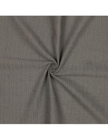 Tissu chevrons stretch fin - Taupe