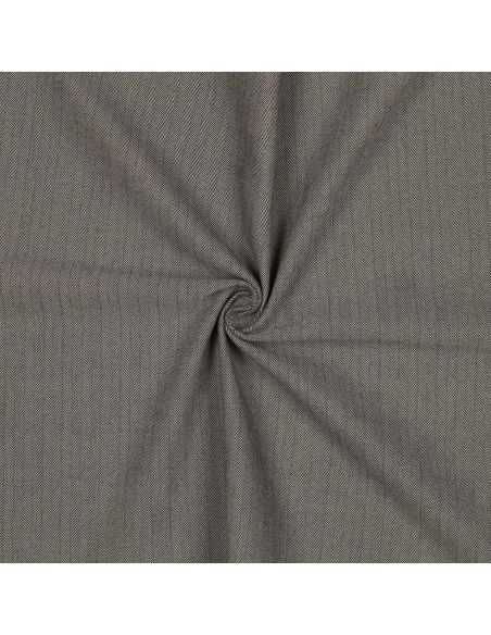 Tissu chevrons stretch fin - Taupe