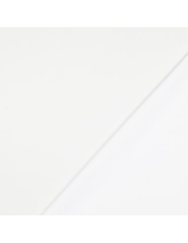 Tissu micro satin touché soie - Blanc