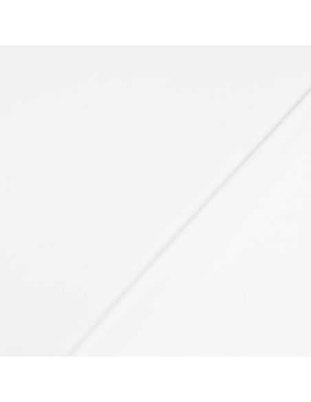 Tissu micro satin touché soie - Blanc