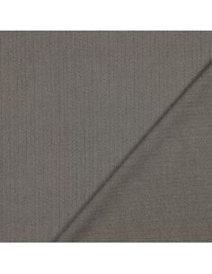 Tissu chevrons stretch fin - Taupe